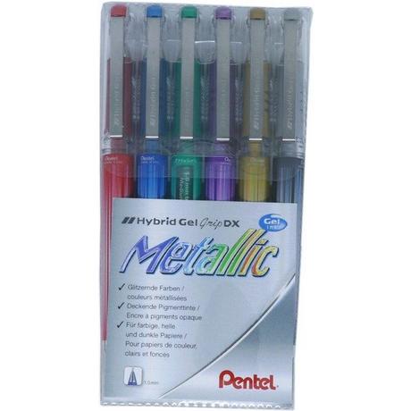 Pentel PENTEL Roller Hybrid Gel Grip 1.0mm K230M-6 6-farbig ass.  