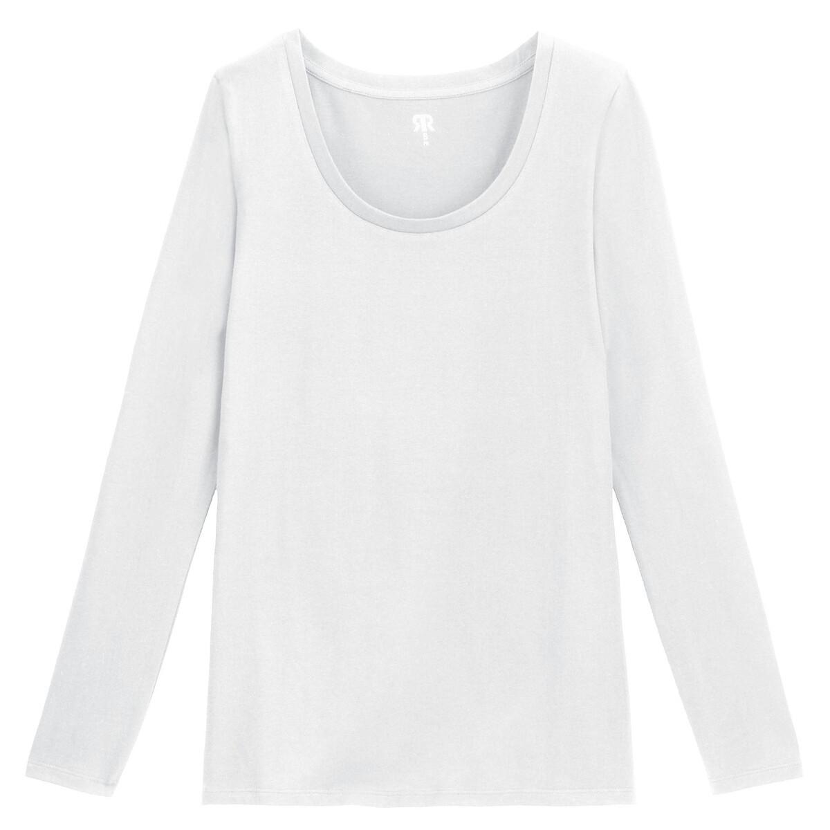 La Redoute Collections  Langarmshirt mit rundem Ausschnitt 