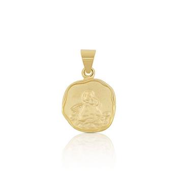 Engel Anhänger Gelbgold 750, 11mm