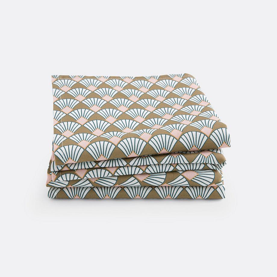 4er-Pack Servietten aus Polybaumwolle Myrina