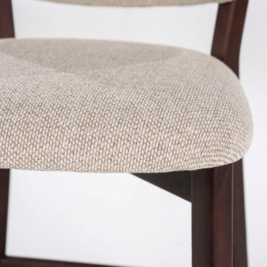 mutoni Tabouret de bar Mikky marron - Moon taupe  