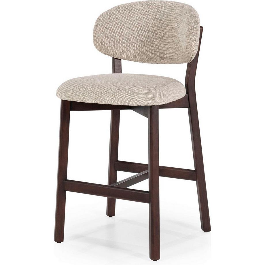 mutoni Tabouret de bar Mikky marron - Moon taupe  