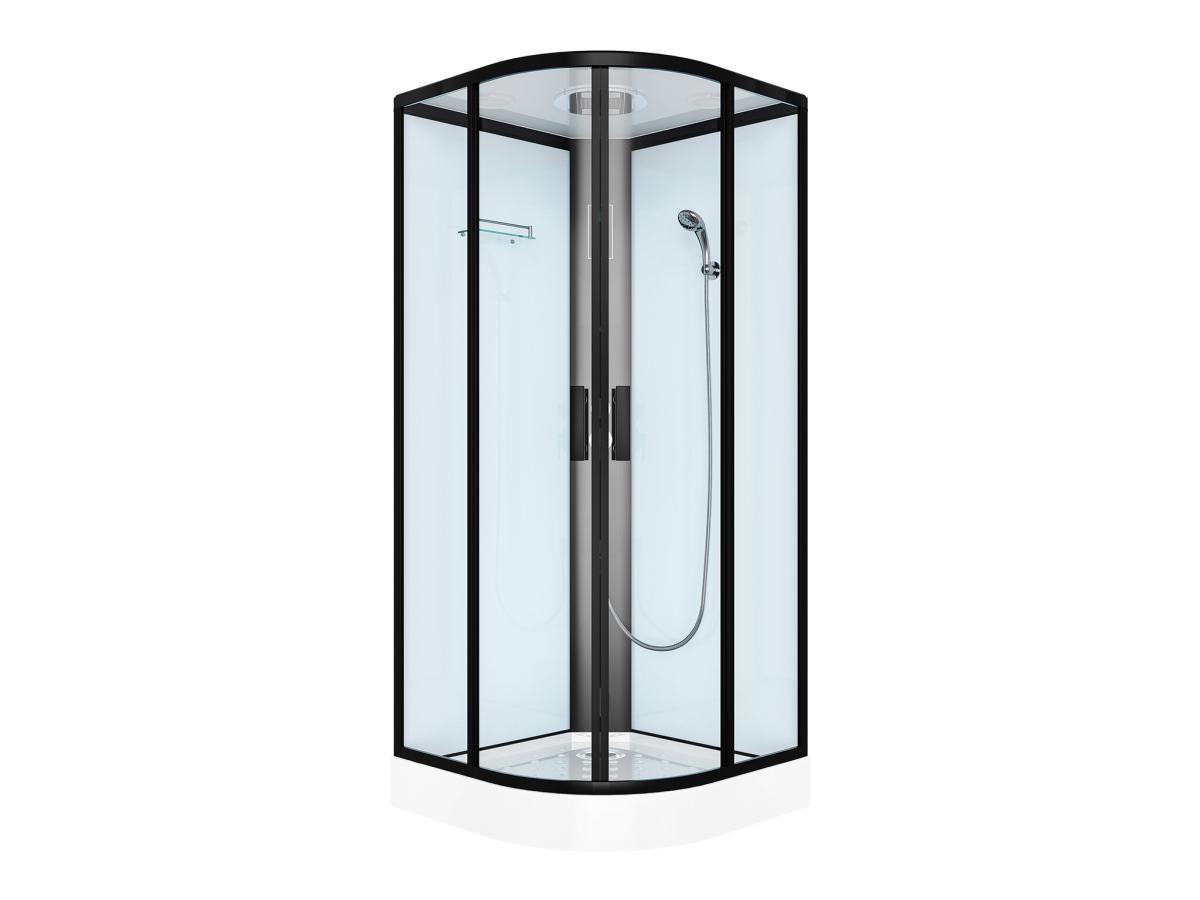 SHOWER DESIGN Box doccia a LED con funzione Hammam L90 x l90 x H 215 cm - SOLTARO  