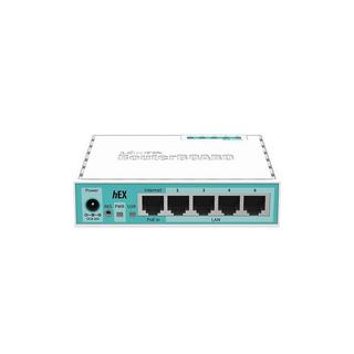 MikroTik  RB750GR3 Kabelrouter Gigabit Ethernet Türkis, Weiß 