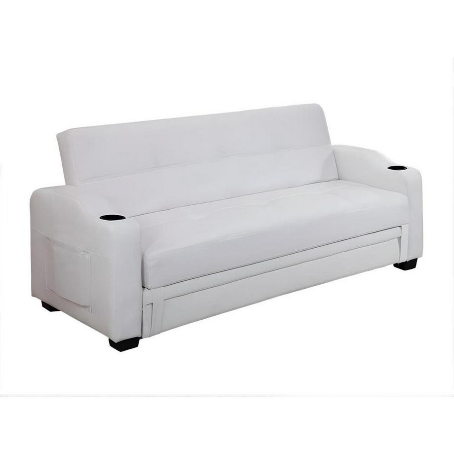 Vente-unique Schlafsofa Klappsofa Kunstleder MIRELLA  