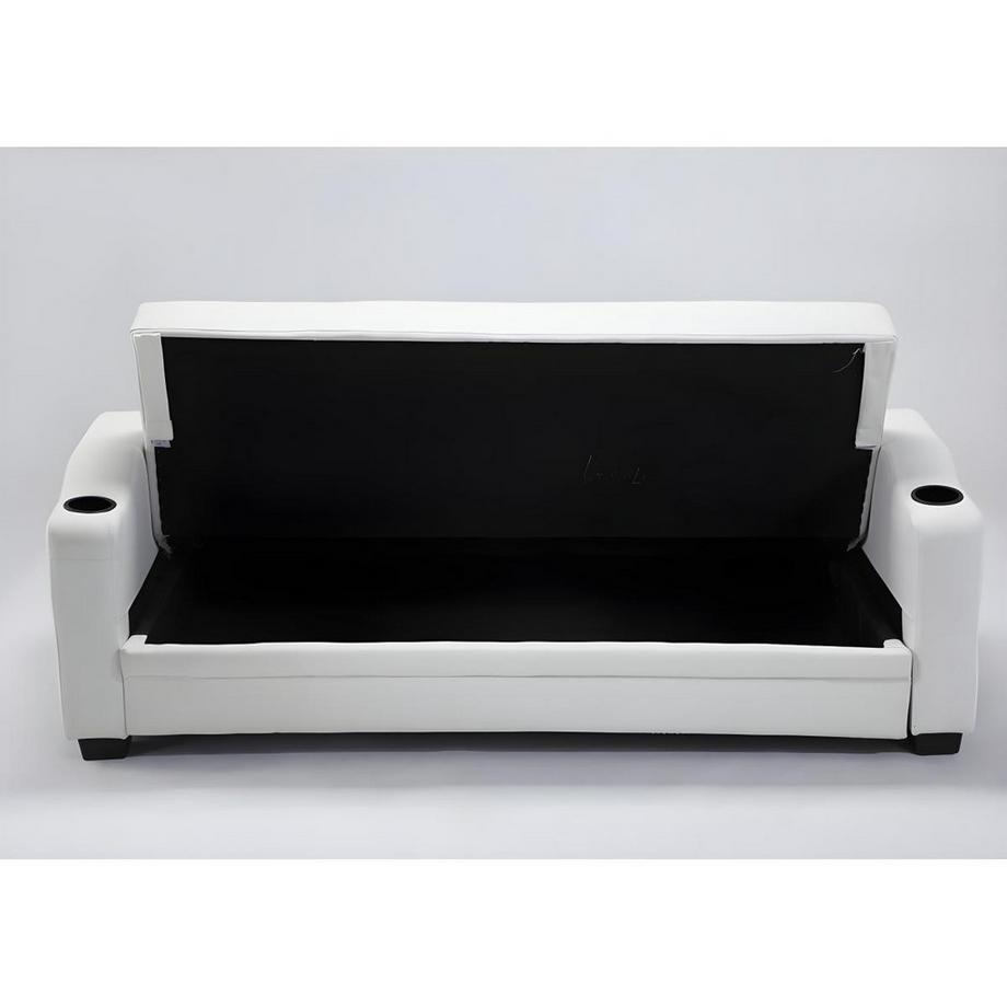 Vente-unique Schlafsofa Klappsofa Kunstleder MIRELLA  