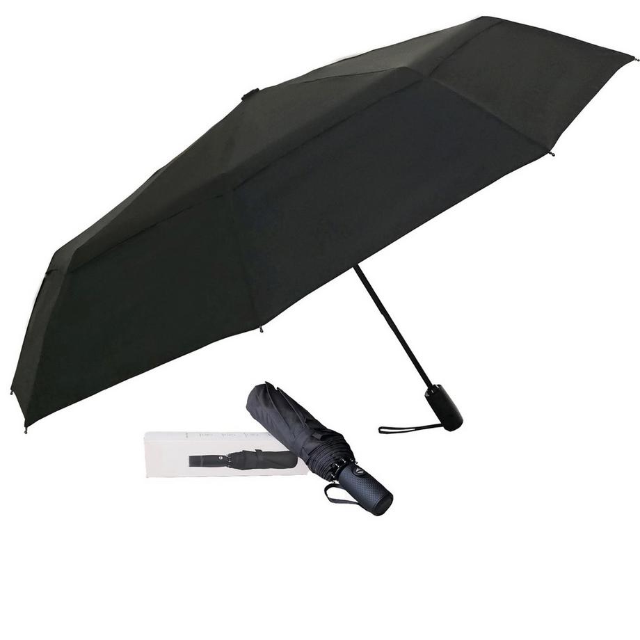 Alopini  Regenschirm großer sturmsicherer 2-Personen-Reiseschirm winddichter Taschenschirm öffnen-schließen Automatikschirm 