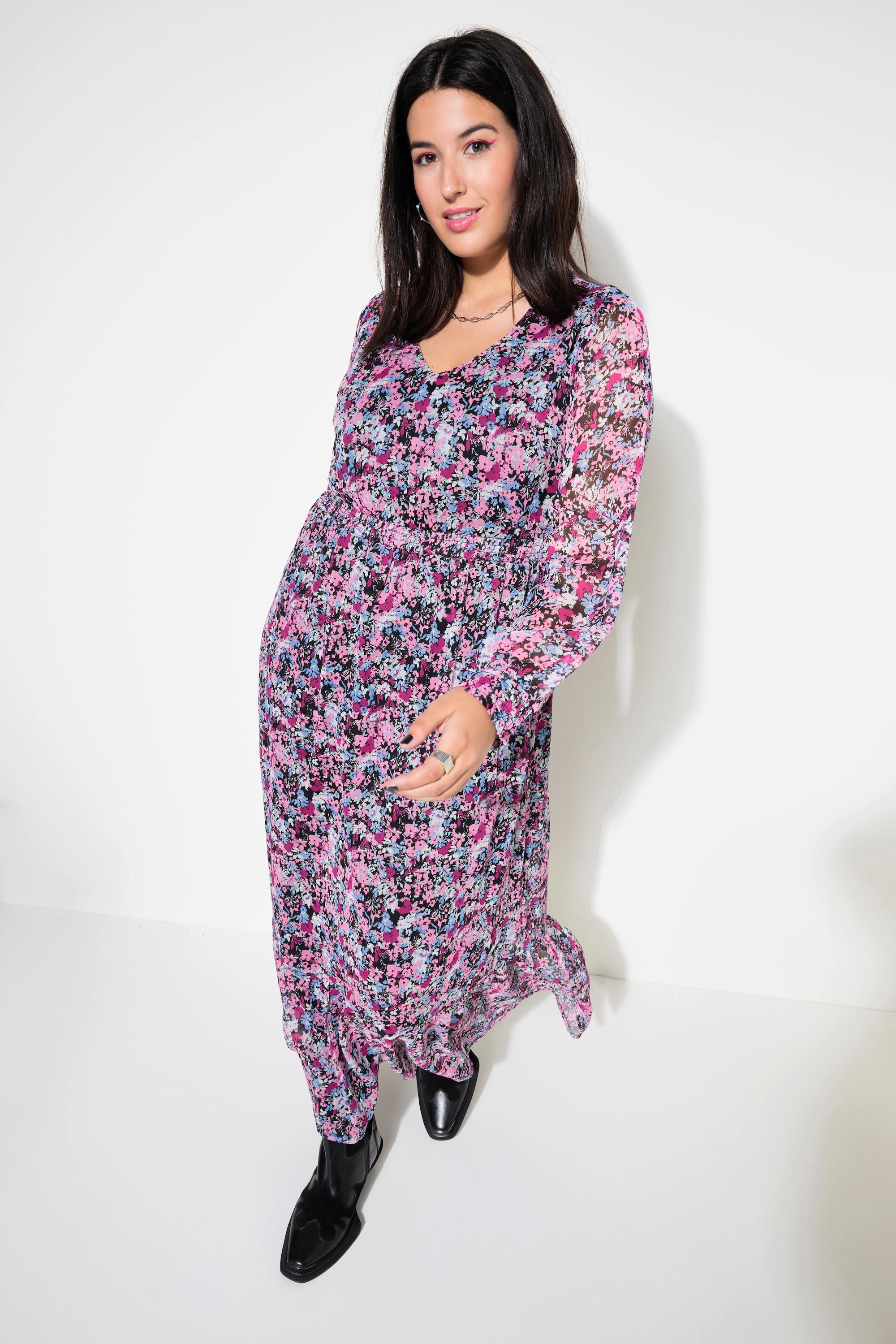 Studio Untold  Robe maxi, coupe évasée, imprimé mille-fleurs 