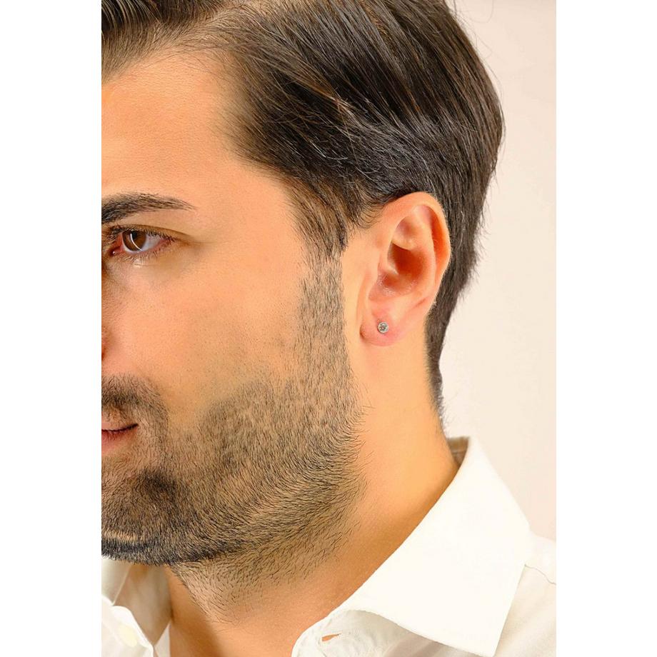 MUAU Schmuck  Clous d'oreilles en diamant 0,30ct. or blanc 750 