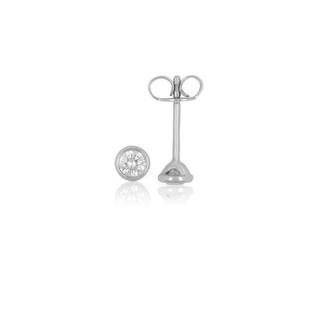 MUAU Schmuck  Ohrstecker Diamant 0.30ct. Weissgold 750 