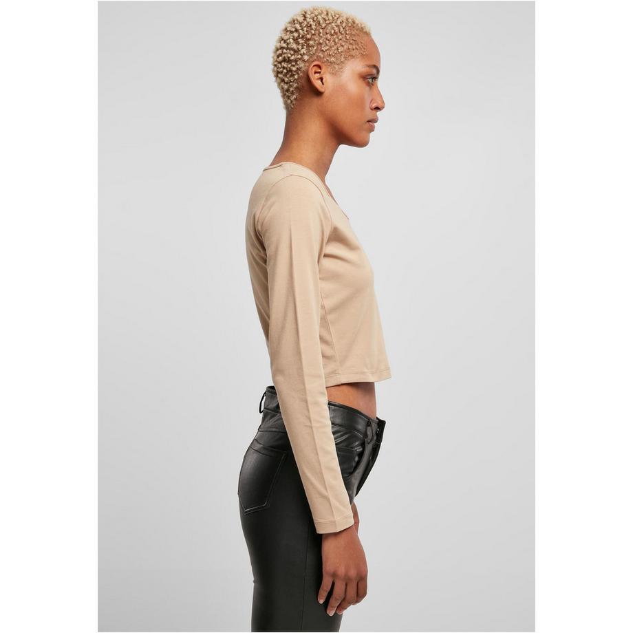 URBAN CLASSICS Crop Top Maniche Lunghe  