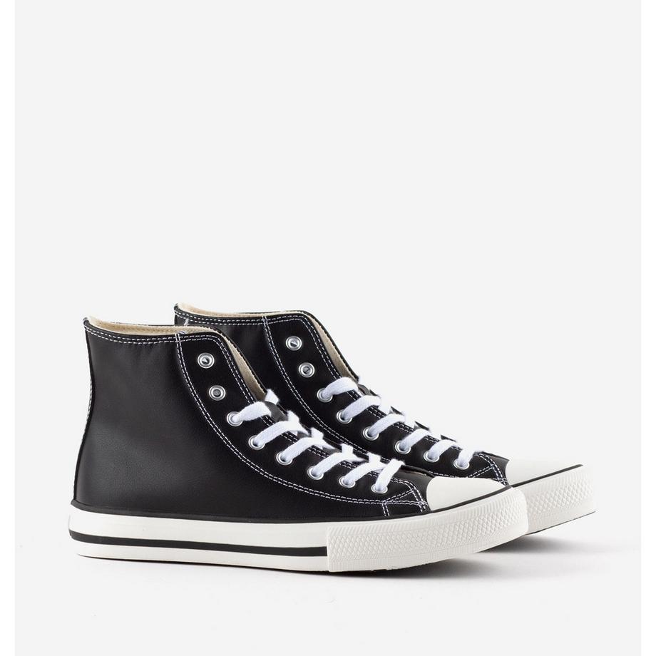 Victoria hohe sneakers aus kunstleder für damen tribu  