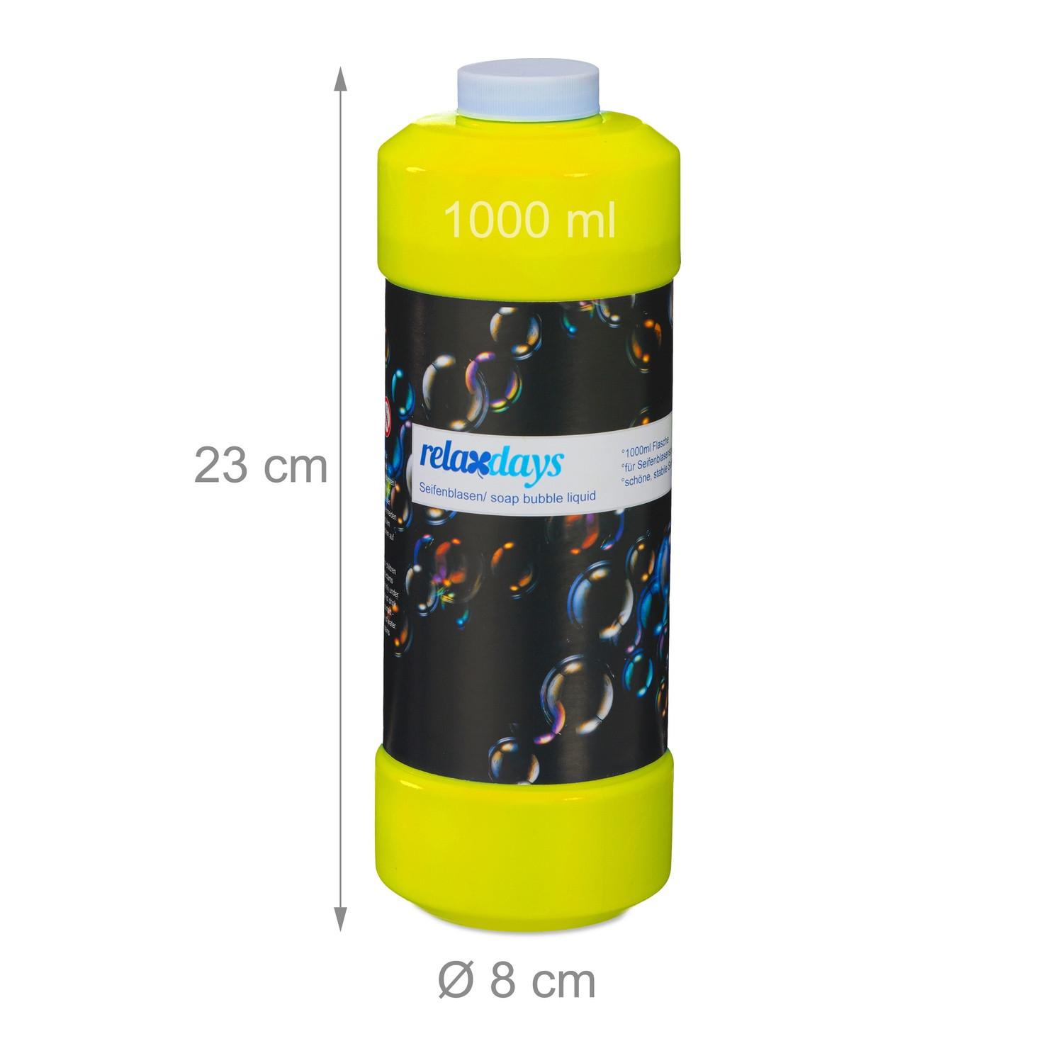 B2X  3er Set Seifenblasen Nachfüllflasche 1 l 