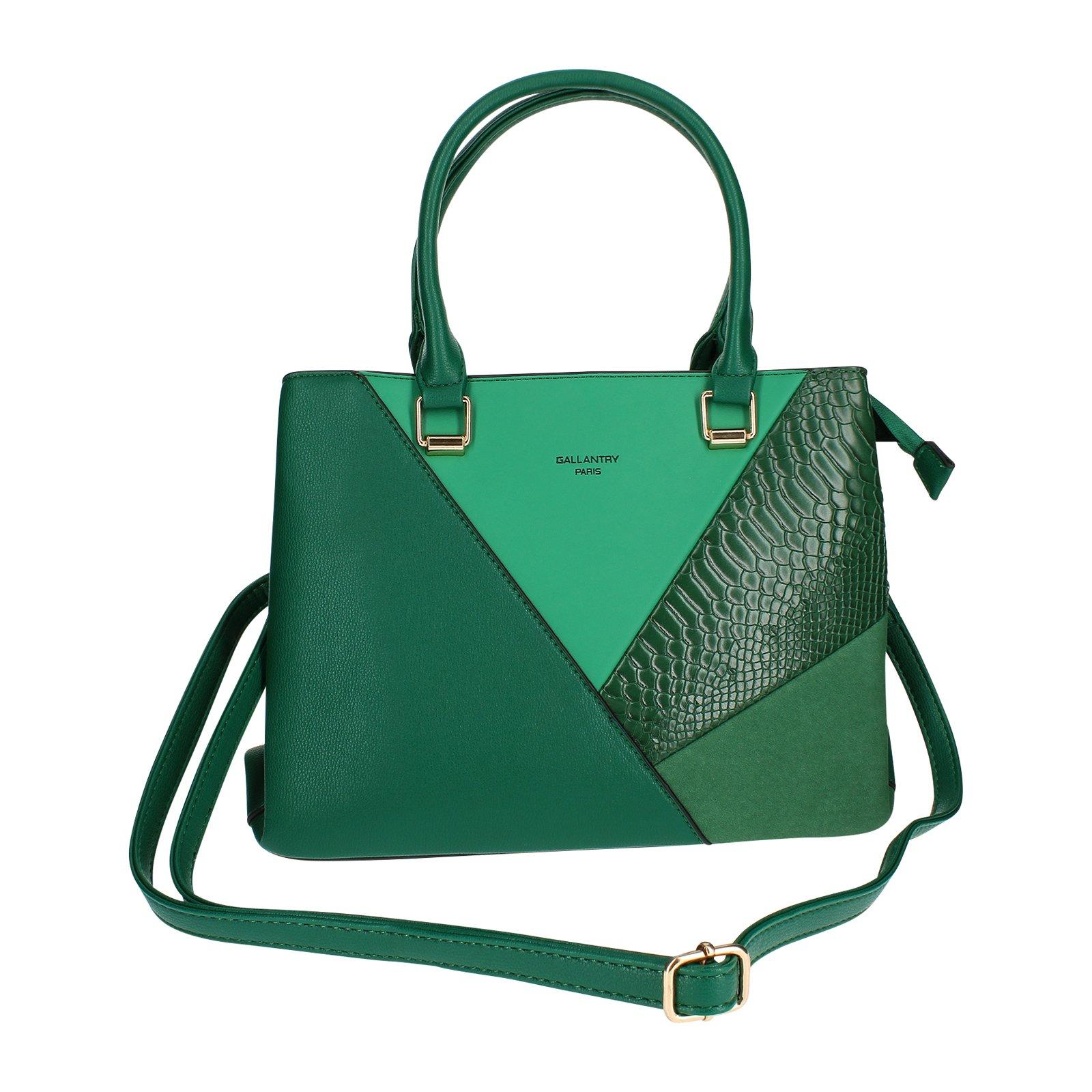 Gallantry  Borsa scamosciata fashion verde 