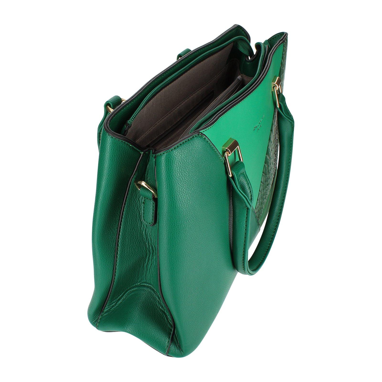 Gallantry  Borsa scamosciata fashion verde 