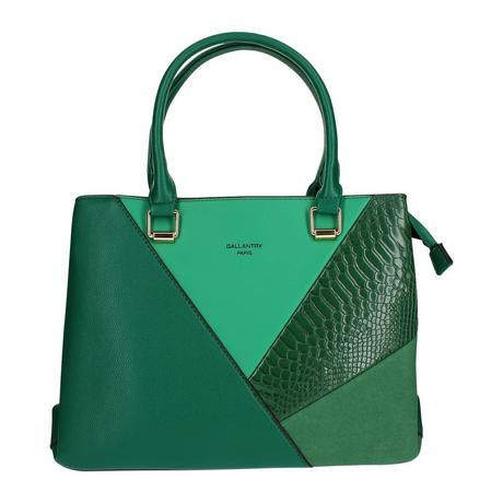 Gallantry  Borsa scamosciata fashion verde 