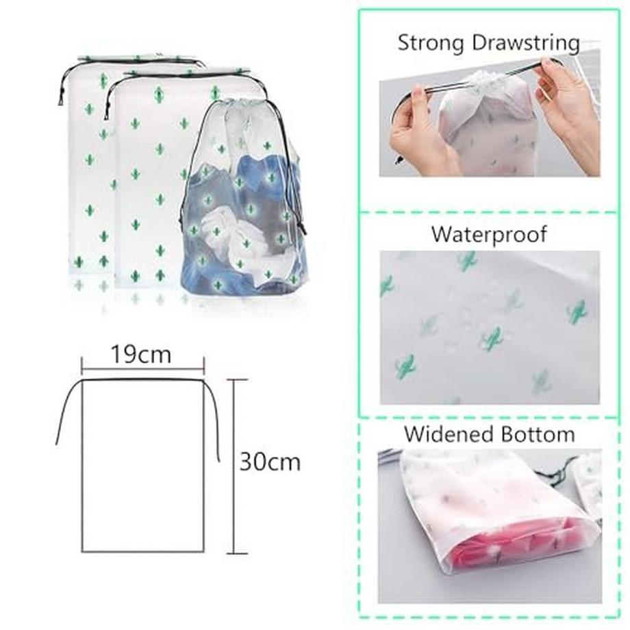 Only-bags.store Set da 10 Cubi da Imballaggio da Viaggio Stampa Leopardo  