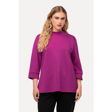 Sweatshirt, Stehkragen, Boxy, 3/4-Arm, Modalmix