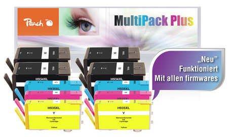 Peach  Tinte HP 934XL/935X Multipck Plus 2er je 4x bk je 2x c, m, y 