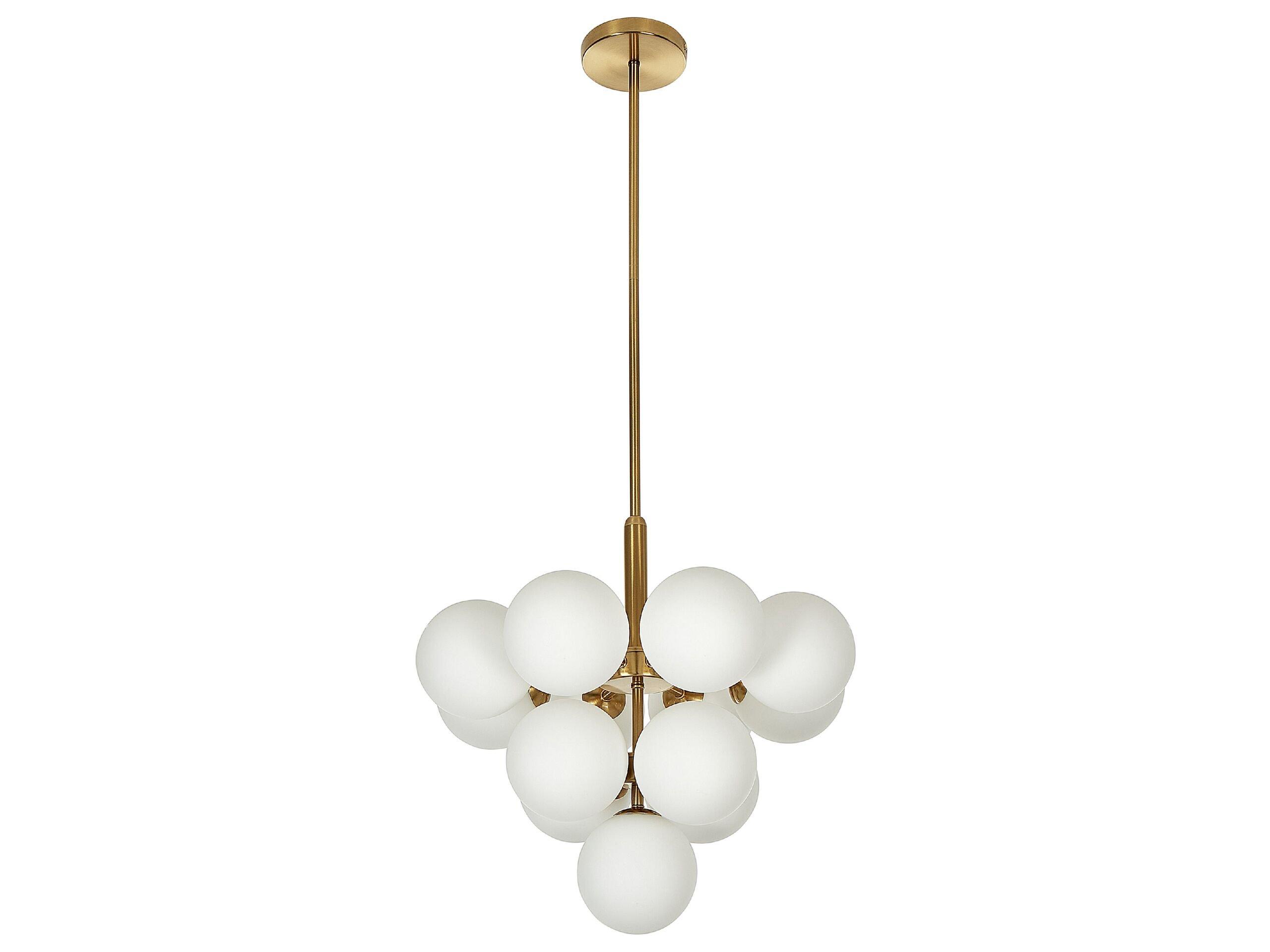 Beliani Lampadario en Ferro Glamour BIRRIE  