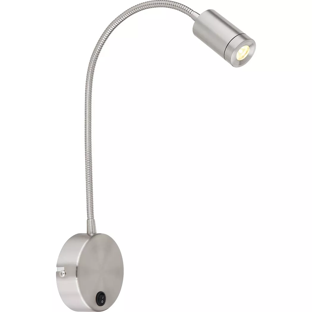 mutoni – Wandleuchte Milly Metall Nickel matt LED, One Size, Multicolor
