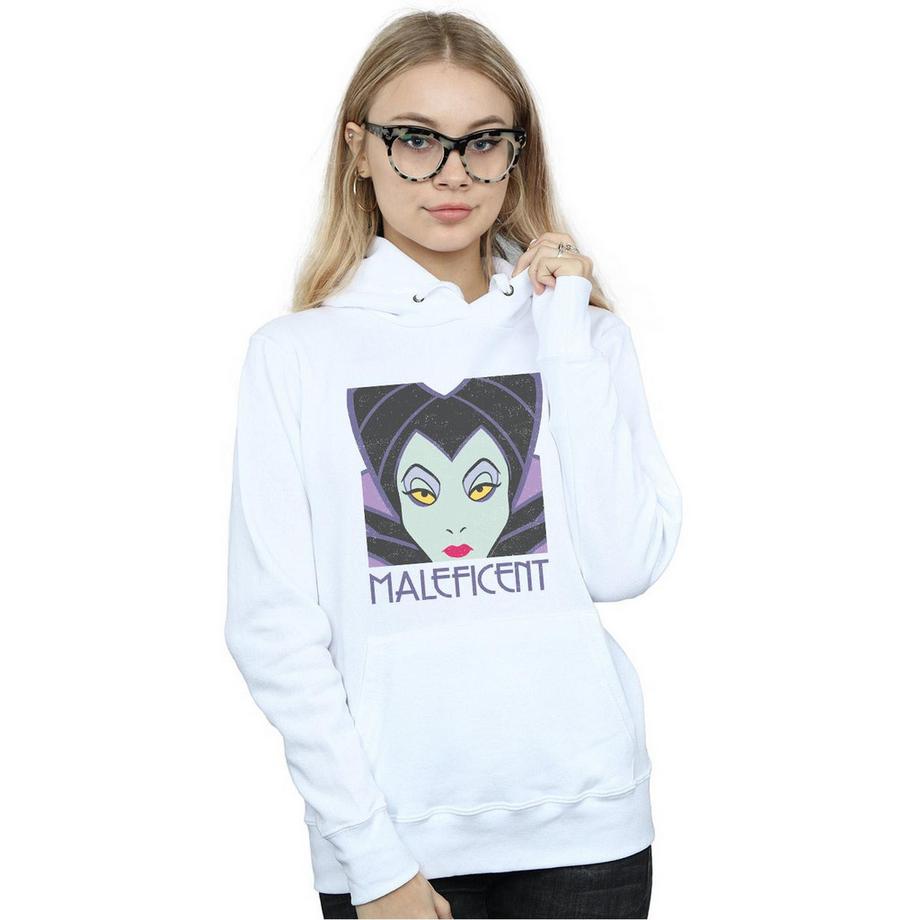 Disney Maleficent Felpa con Cappuccio Stampa Grafica  