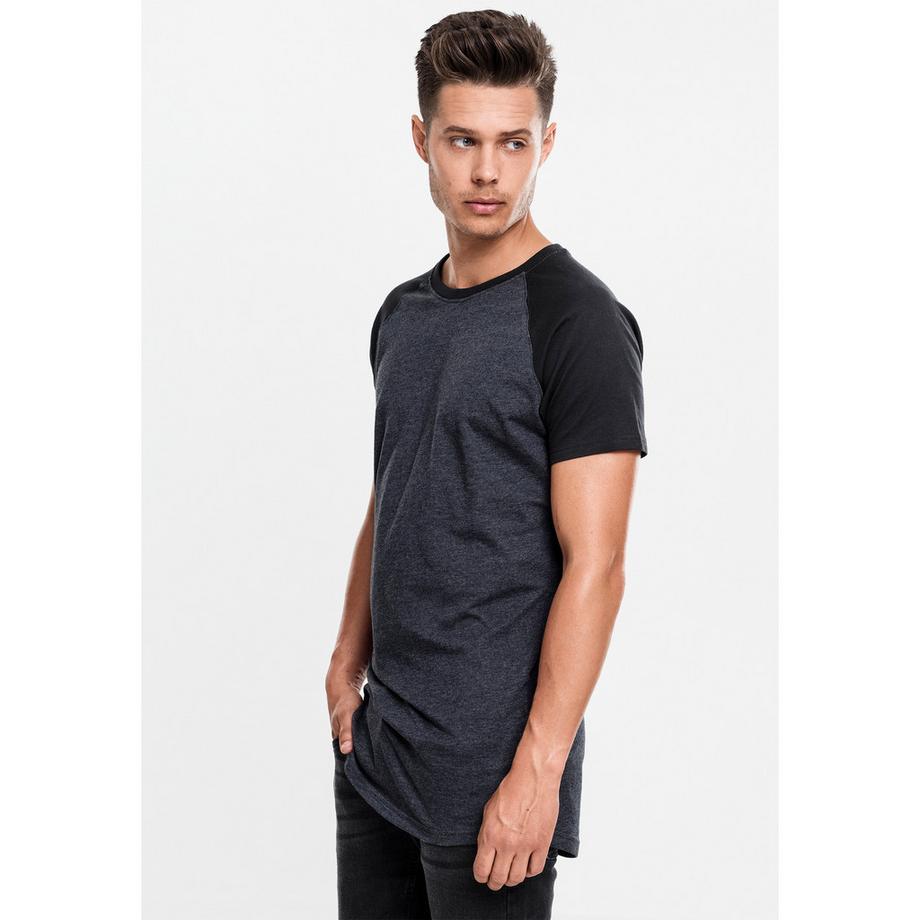 URBAN CLASSICS Shaped Raglan Long T-Shirt  