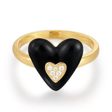 Femme Bague Coeur