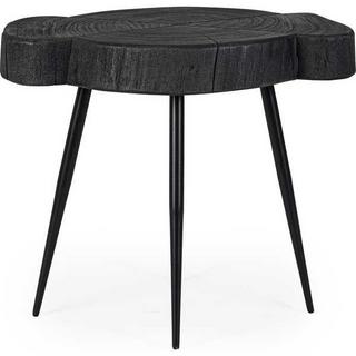 mutoni Table d'appoint Zakia Noir L 45x40  