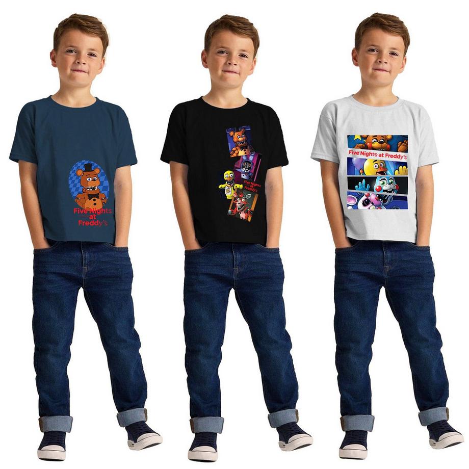 Five Nights At Freddys  T-Shirt  (3er-Pack) 