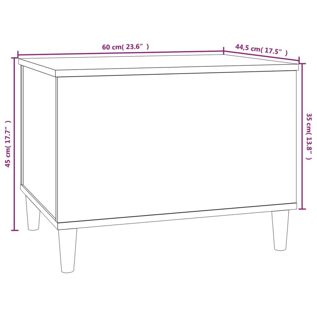 VidaXL Table basse bois d'ingénierie  