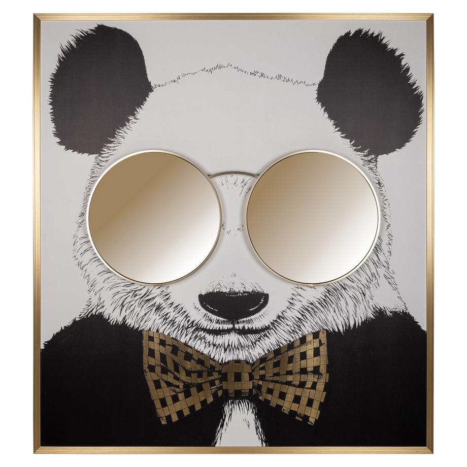 mutoni Bild Wall Art shiny Panda 118x130  