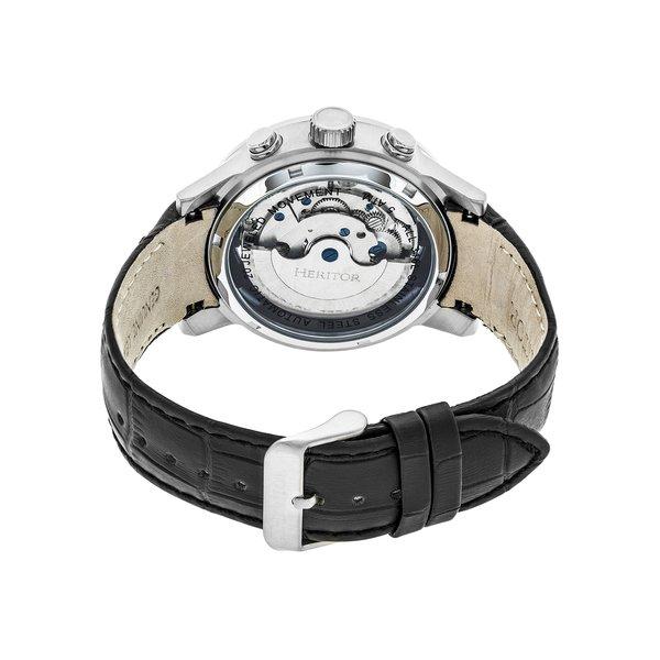 Heritor Automatic  Montre Heritor Automatique Hannibal Semi-Squelette Cuir-Bande 