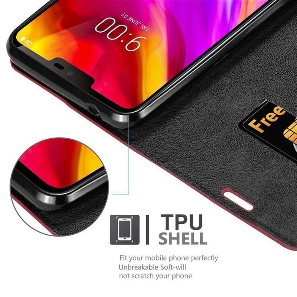 Cadorabo  Hülle für LG G7 ThinQ / FIT / ONE Magnetverschluss, Kartenfach 