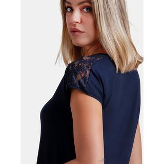 Admas T-shirt Manches Courtes Puntilla Hombro  