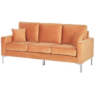 Beliani 3 Sitzer Sofa aus Samtstoff Modern GAVLE  