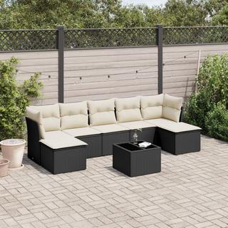 VidaXL set divano da giardino Polirattan  