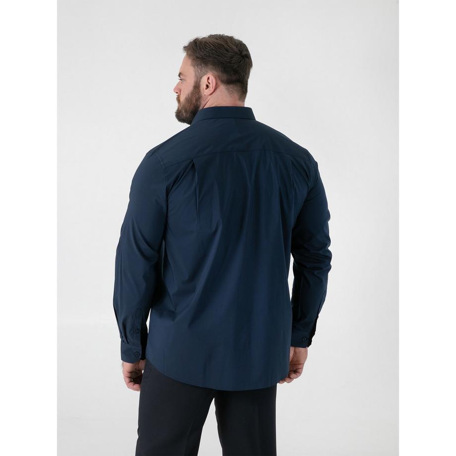 Duke  D555 Chemise Extensible Manches Longues Grande Taille Oliver 