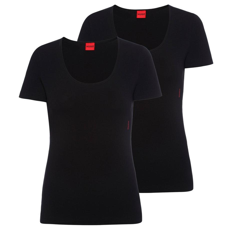 HUGO  Maglietta Donne Confezione da 4 Aderente alla figura-T-Shirt RN 