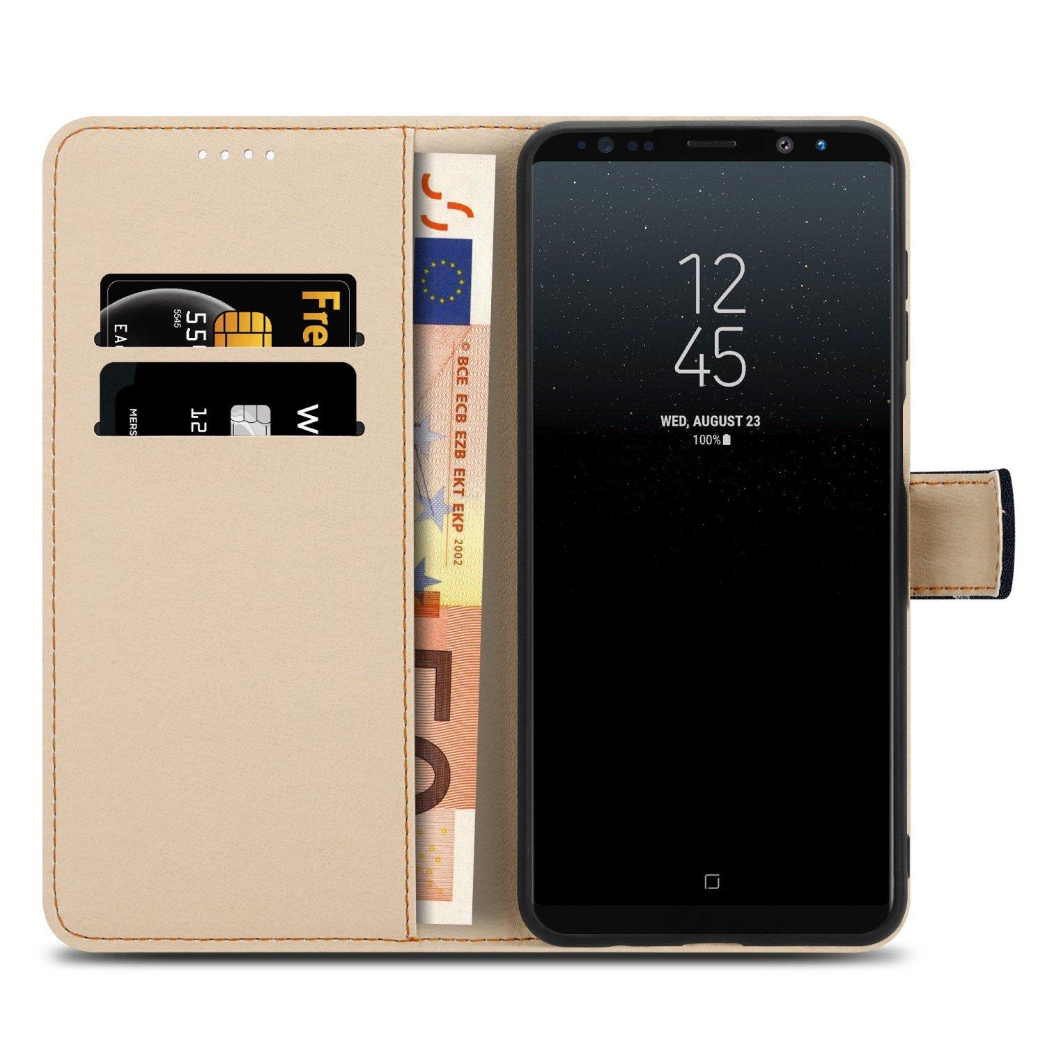 Cadorabo  Housse compatible avec Samsung Galaxy NOTE 8 - Coque de protection avec fermeture magnétique, fonction de support et compartiment pour carte 