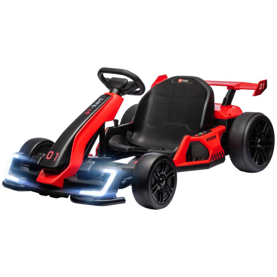 Northio  Elektrisches Go-Kart für Kinder mit Hupe, Musik, verstellbarem Sitz 