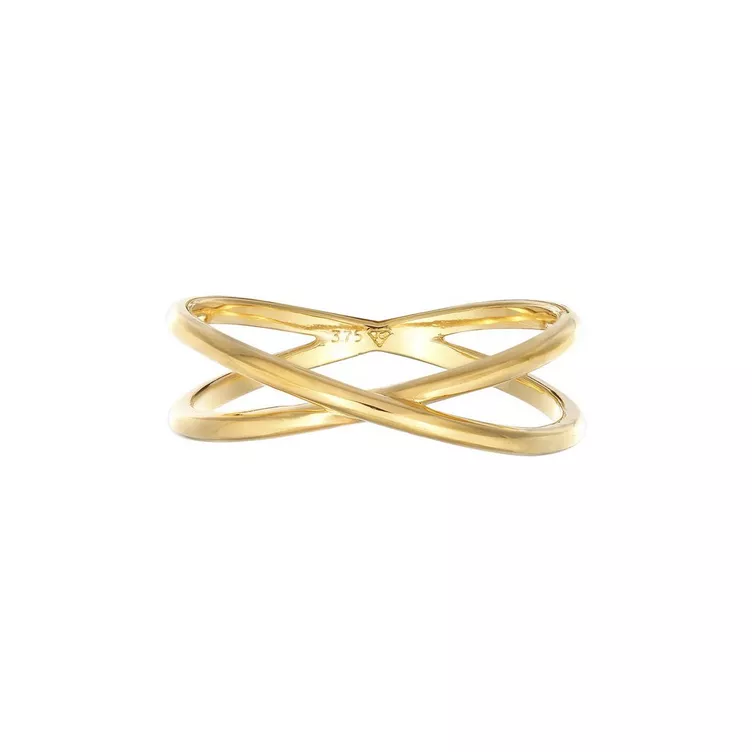 Elli Ring X Kreuz Wickelring 375 Gelbgoldonline kaufen MANOR VA8573