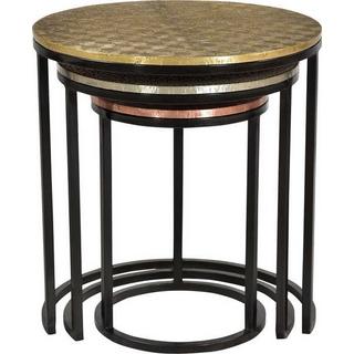 mutoni Table d'appoint Dubai 45x45 (set de 3)  