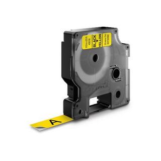 ABB Stotz S&J Cassetta nastro DYMO D1 45018 Colore Nastro: Giallo Colore carattere:Nero 12 mm 7 m  