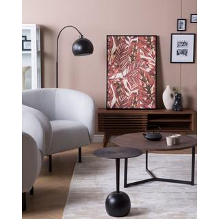 Beliani Tavolino en Alluminio Moderno EUCLA  