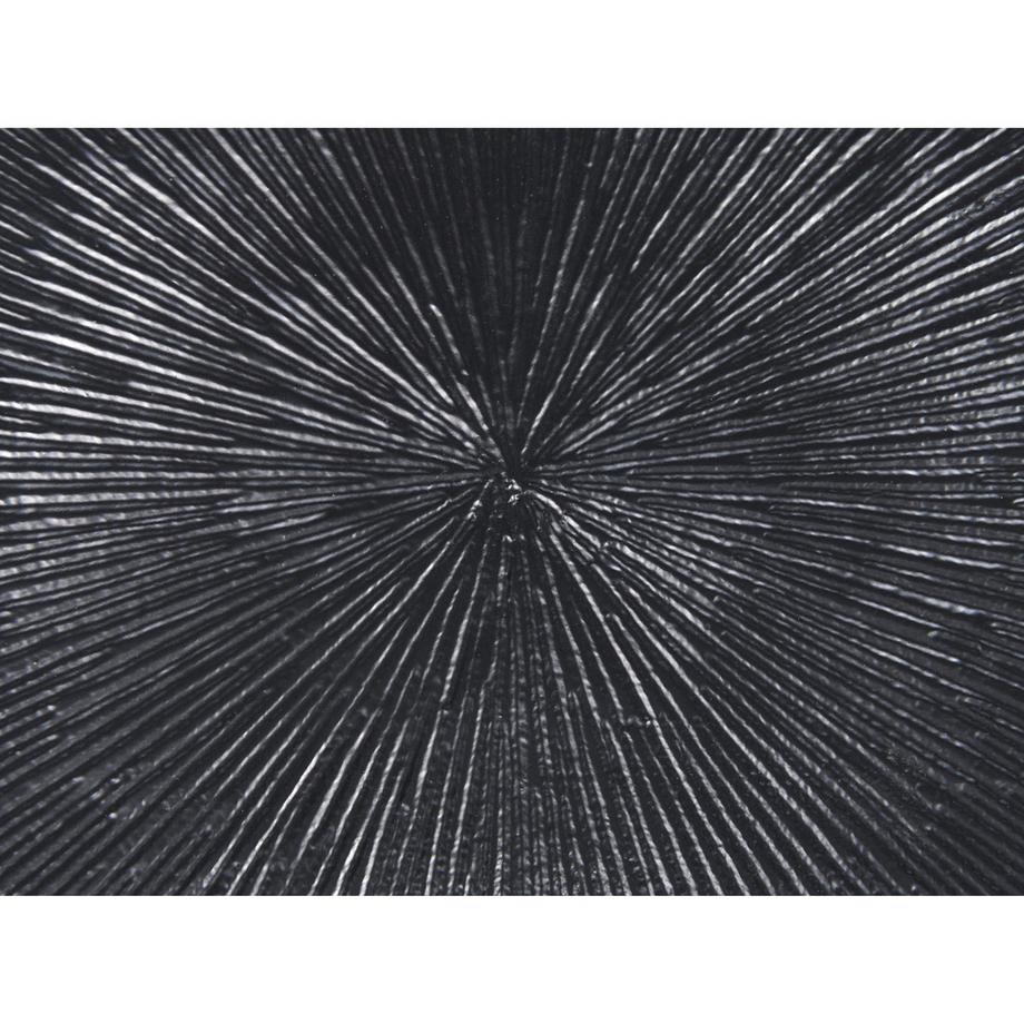 Beliani Beistelltisch aus Aluminium Rustikal EUCLA  