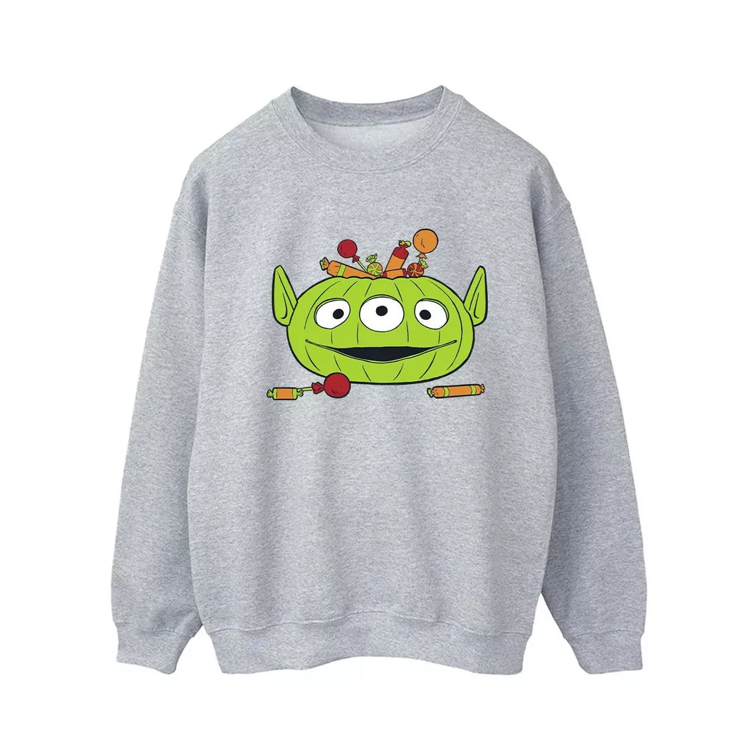 Toy Story - Alien Pumpkin Basket Sweatshirt Halloween, für Herren, Grau, Größe S