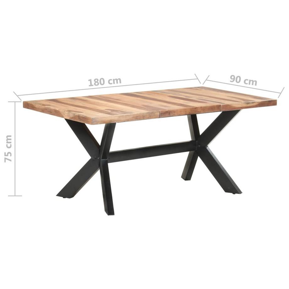 VidaXL Table de salle à manger bois  