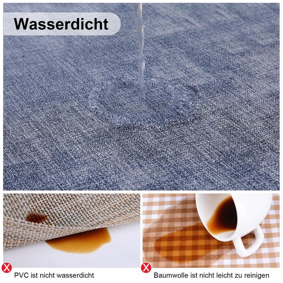 Alopini Tischsets Waschbar 6er Set, Wasserdichtes Tischset, Schönes Tischset  