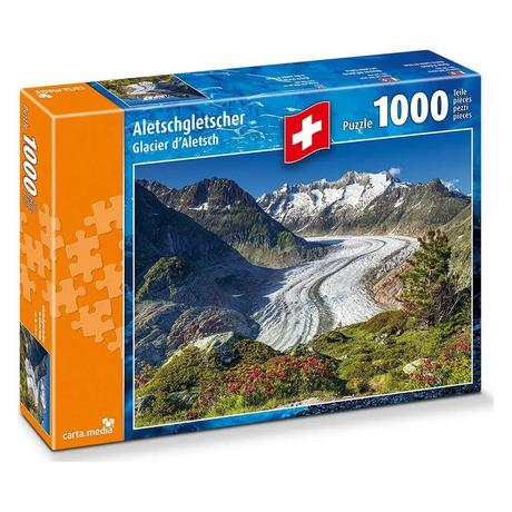 Carta.Media  Puzzle Aletschgletscher 